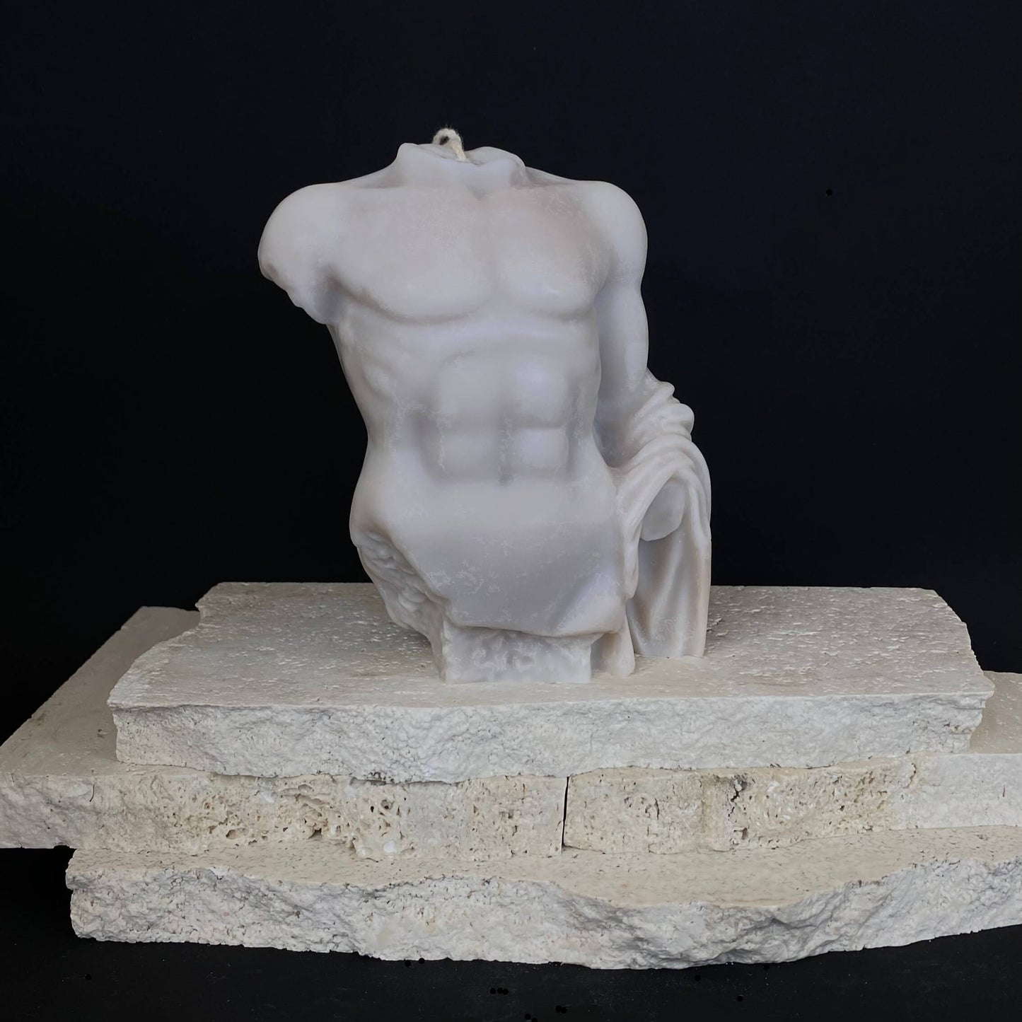Torso of Jupiter Medium Sculptural Candle D1
