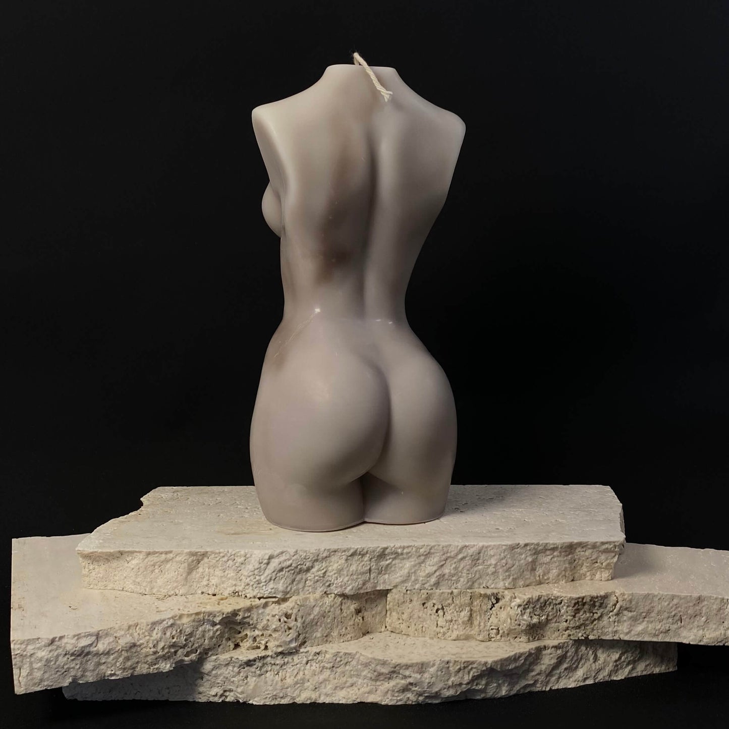 Large Athena Body Sculptural Candle G2 Side
