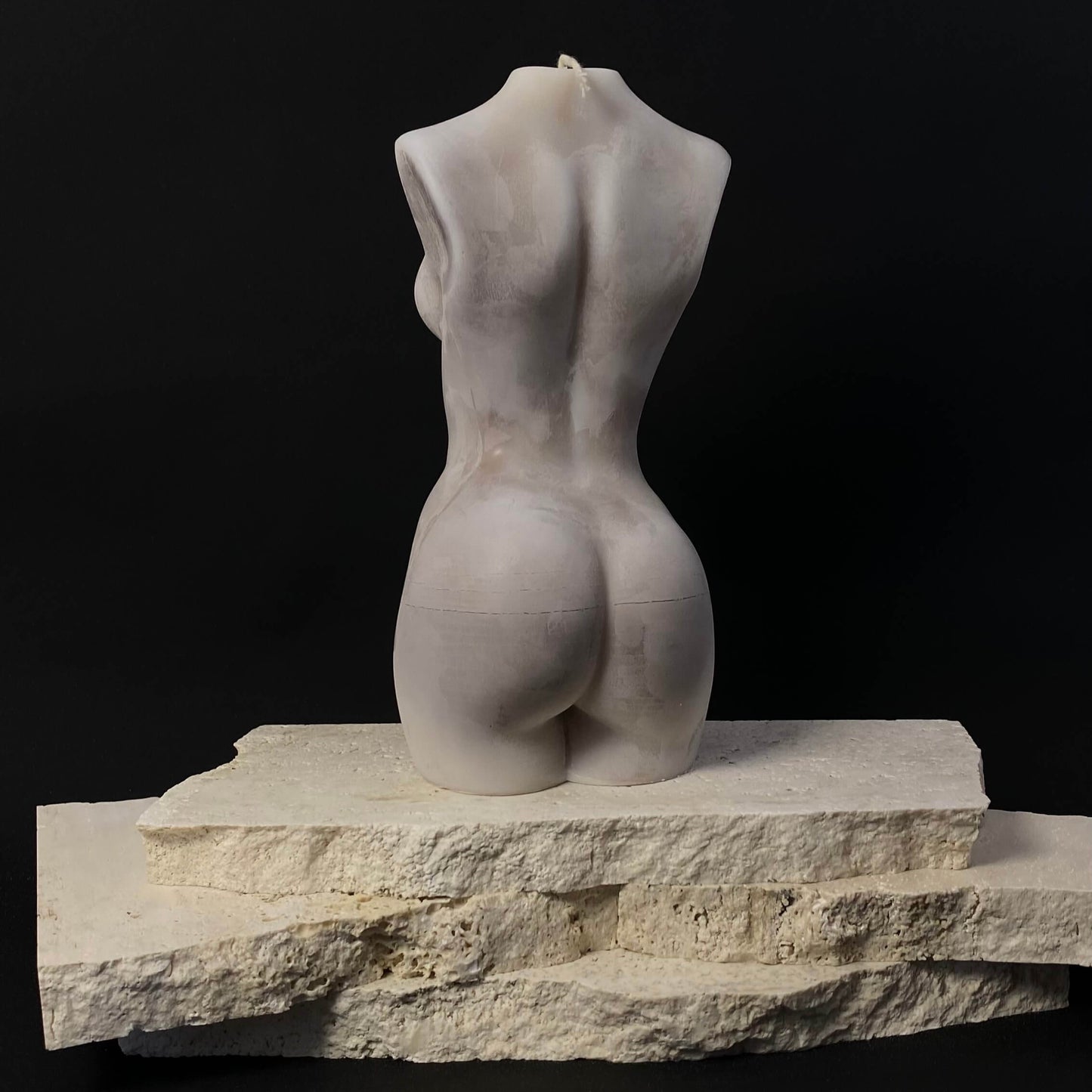 Large Athena Body Sculptural Candle G4 Back