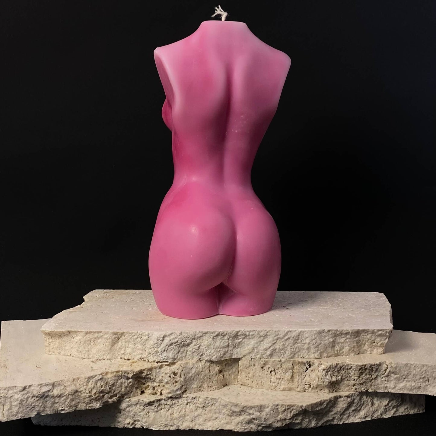 Large Athena Sculptural Candle PP1 Back
