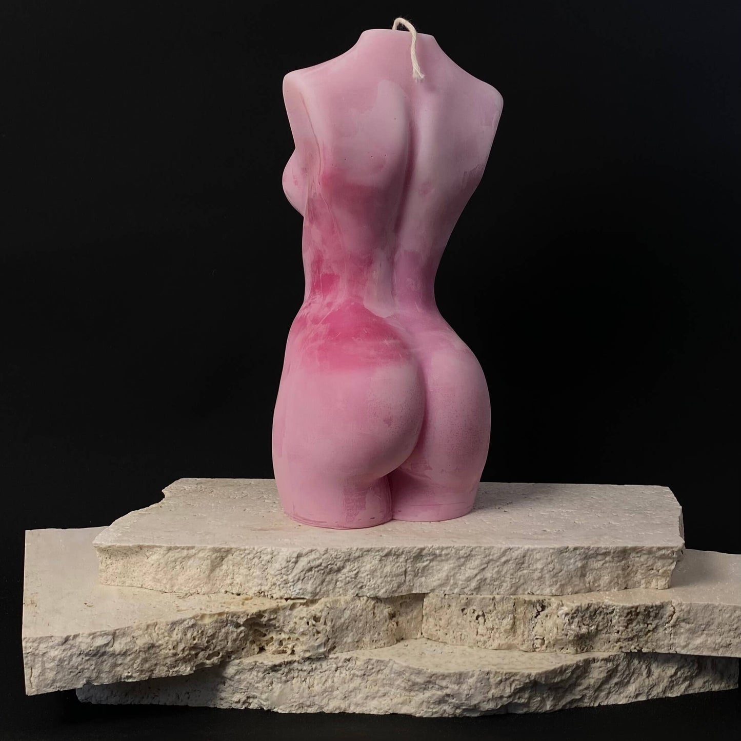 Large Athena Sculptural Candle PP4 Back