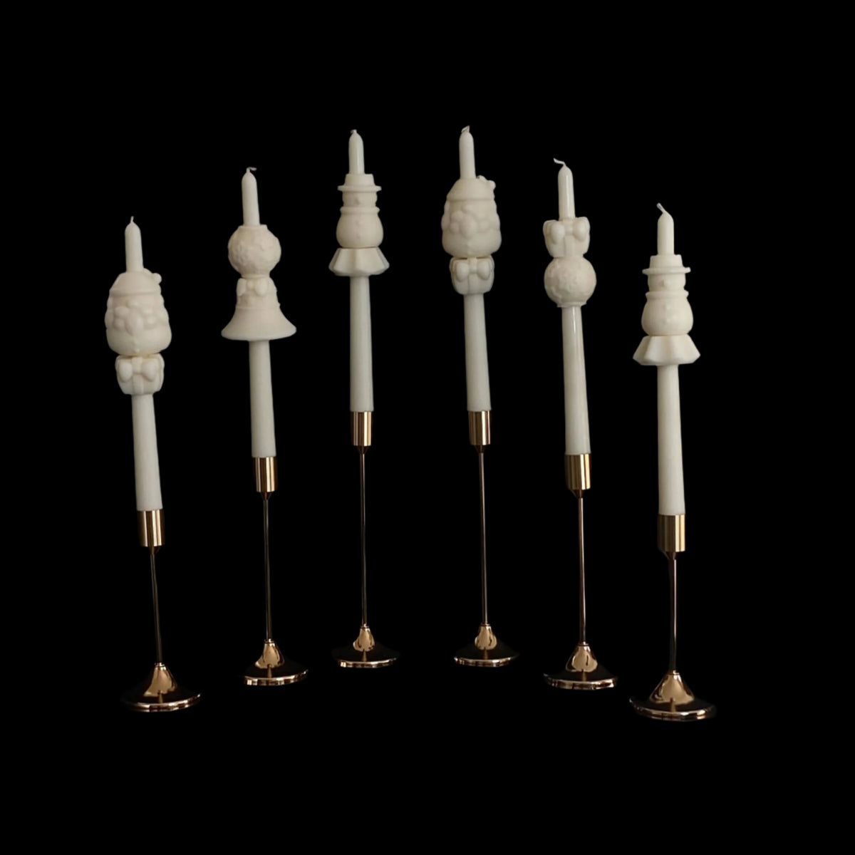 Xmas Toppers Taper Cande Decoration