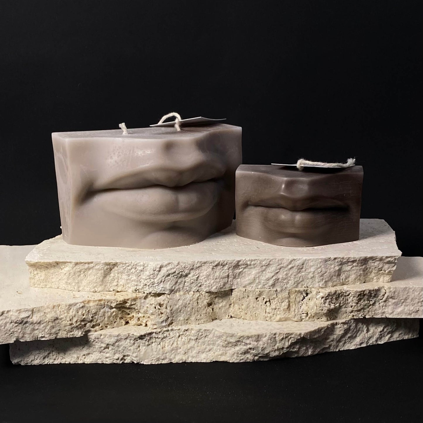 David Lips Duo Santal 33 Type Sculptural Candle 