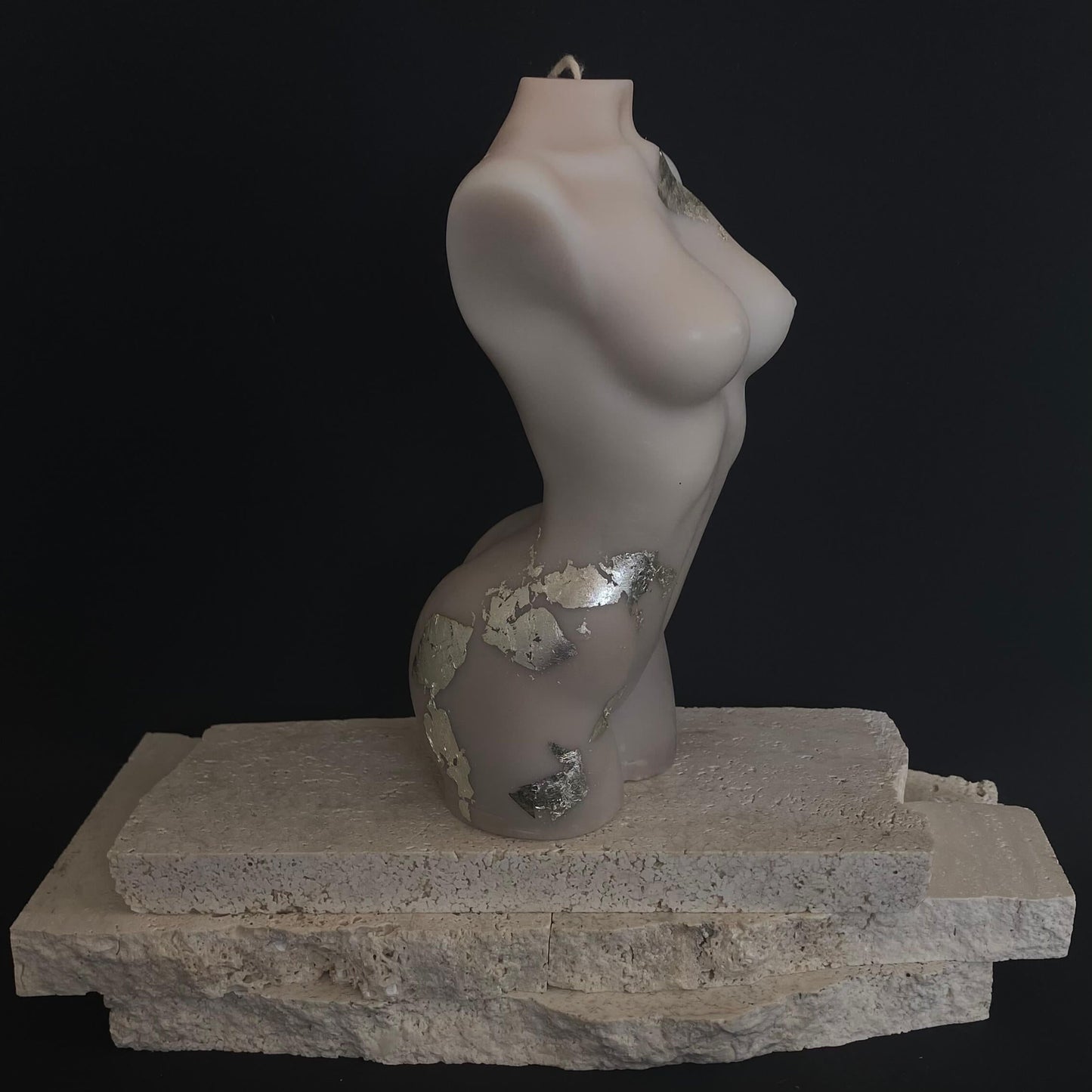 Large Athena Body Sculptural Candle G3 Side