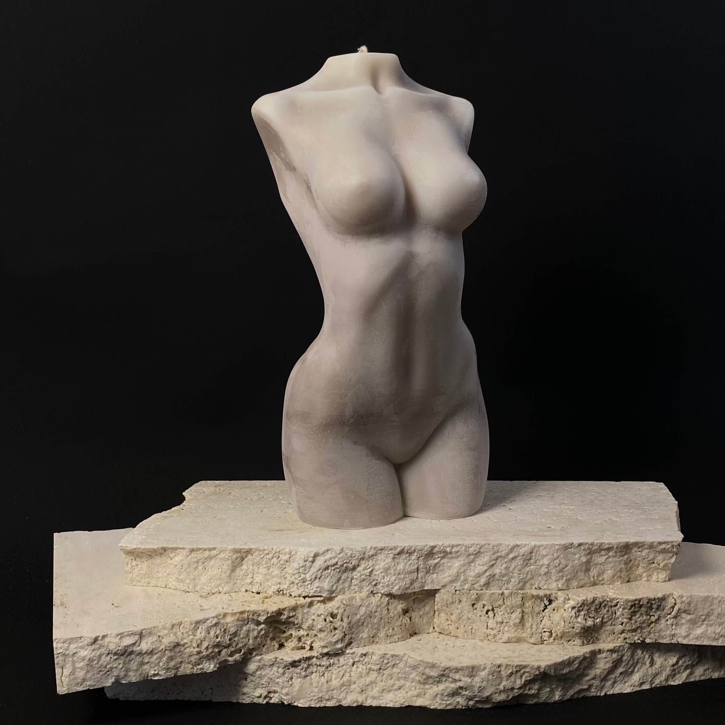 Large Athena Body Sculptural Candle G4 Side