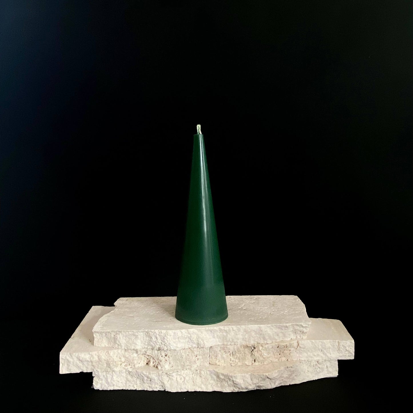 Royal Green Grace Cone Candle
