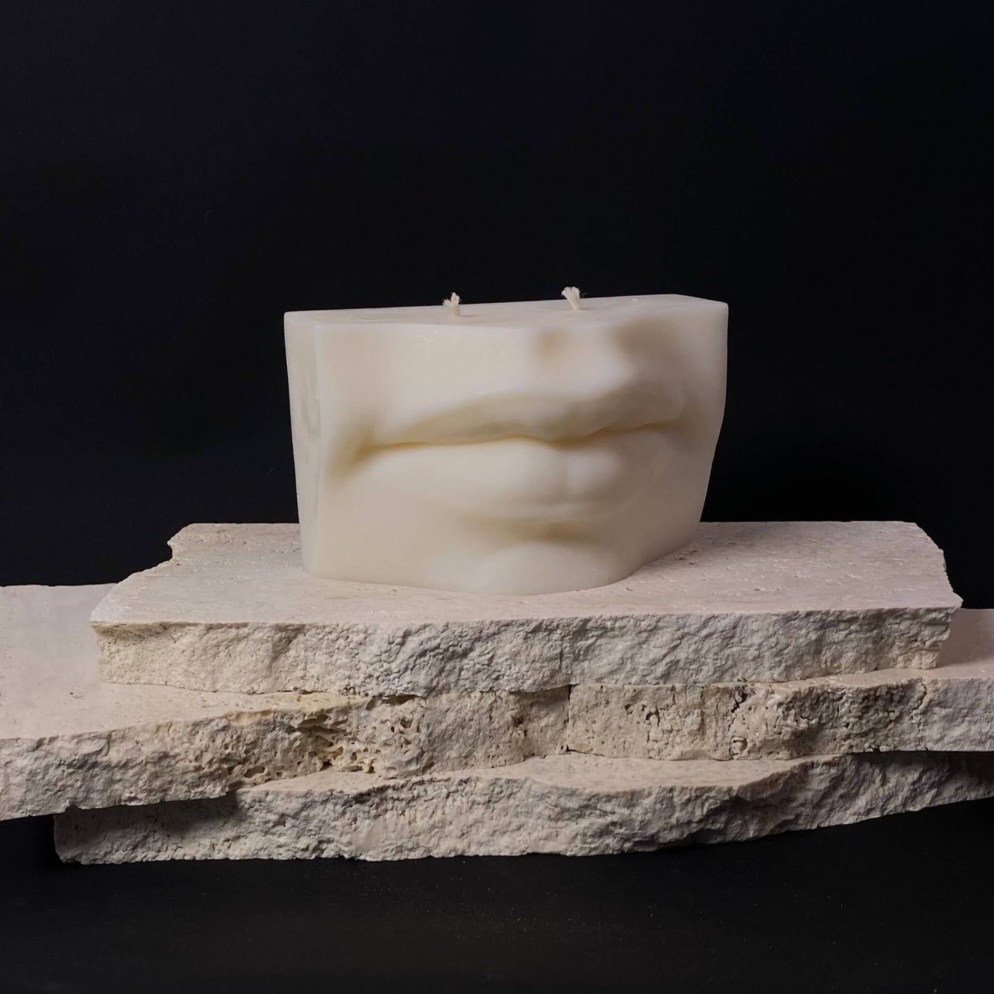 Natural Large David Lips Mahogany Shea