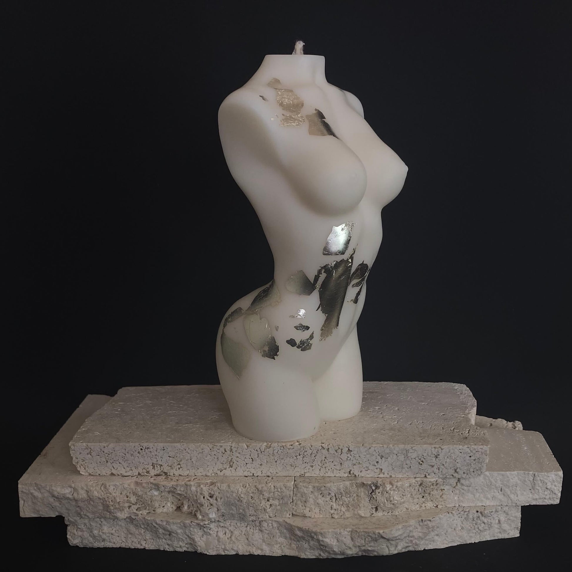 Large Athena Sculptural Candle N1 Side