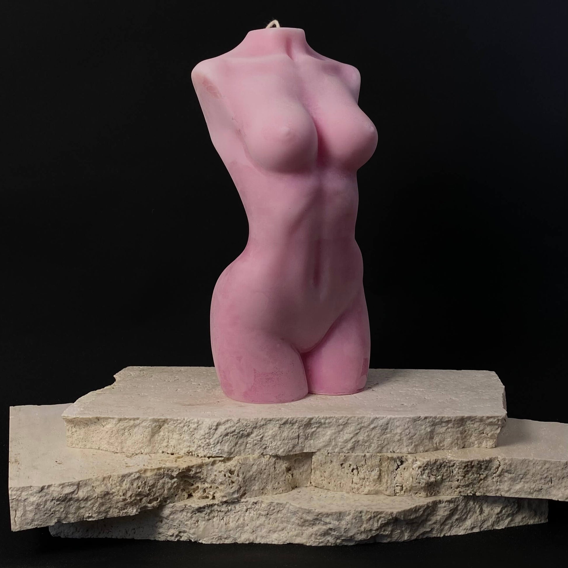 Large Athena Sculptural Candle PP4 Front