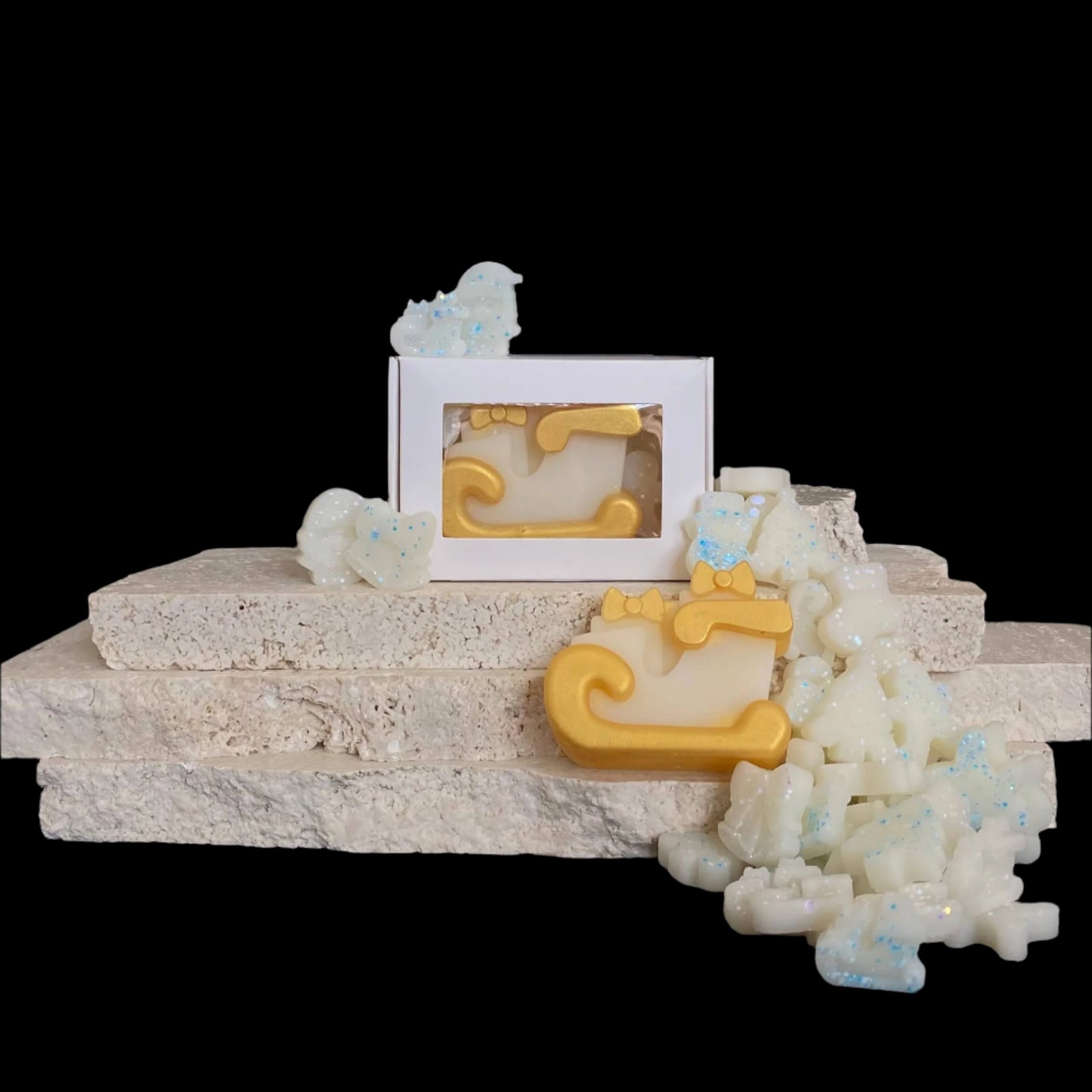 Snowflake and Cashmere Santa Sleigh Wax Melt