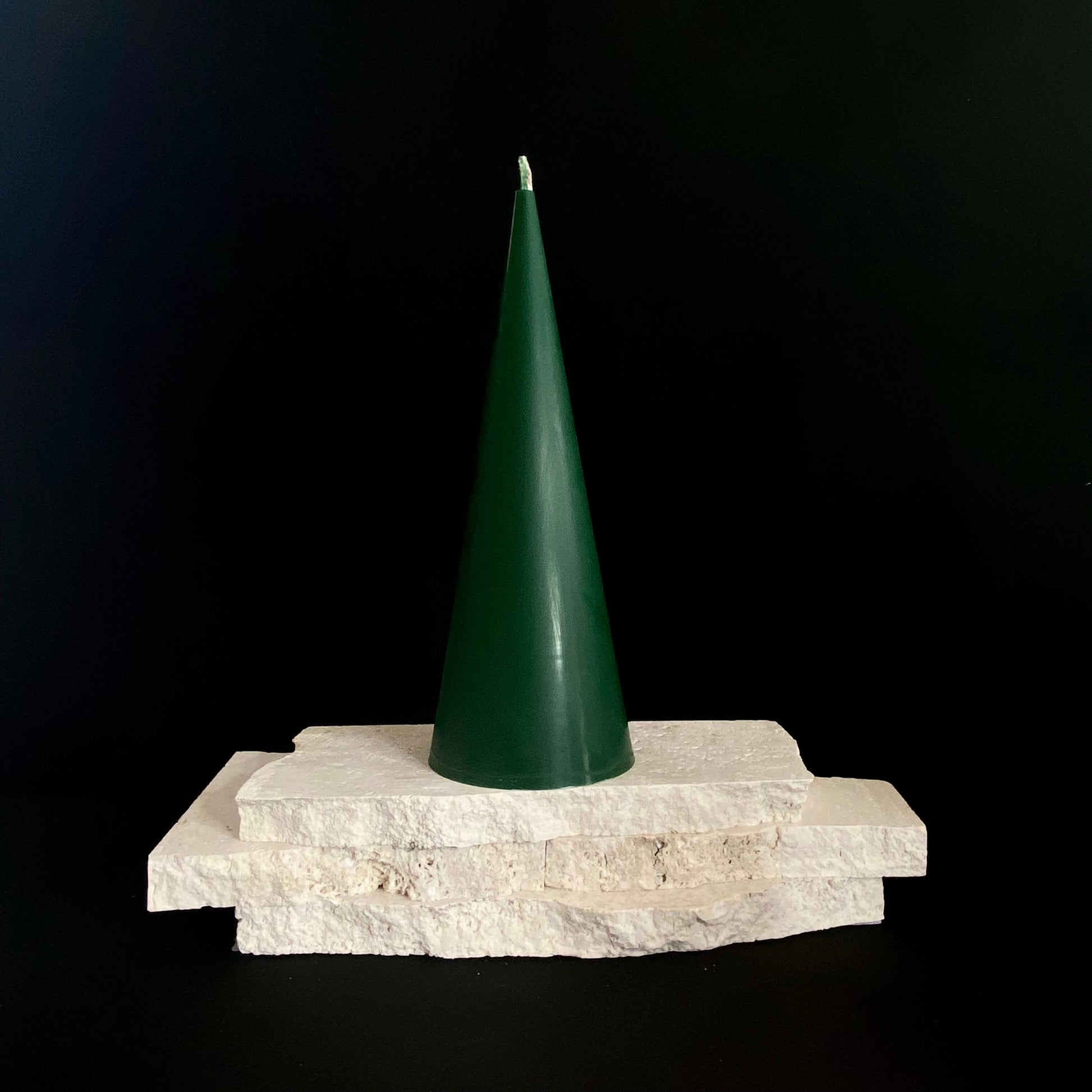 Royal Green VivianSculptural Cone Candle